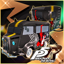 ペルソナ５ ザ・ロイヤル　怪盗団マーク付き　モルガナカーステッカー